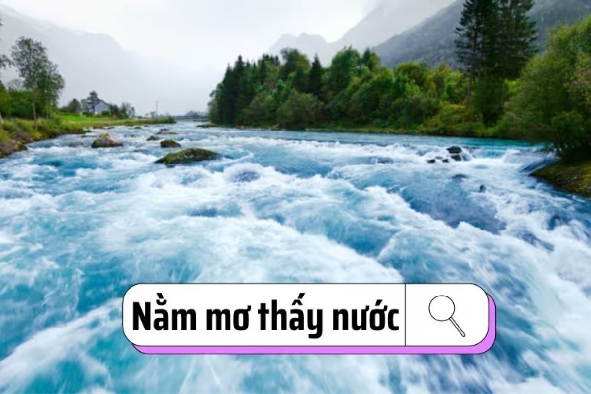 nằm mơ thấy nước